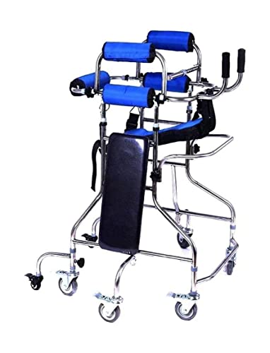 BBZY 高さ調整 115-140cm ローラーウォーカー 8つのラウンドホイール付き ウォーキングフレームスタンディングエイド リハビリテーション用器具