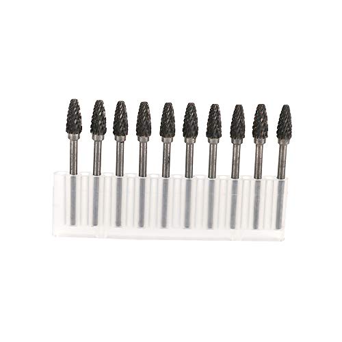 Set 10 piezas fresas de carburo de tungsteno 6mm miniatura 4