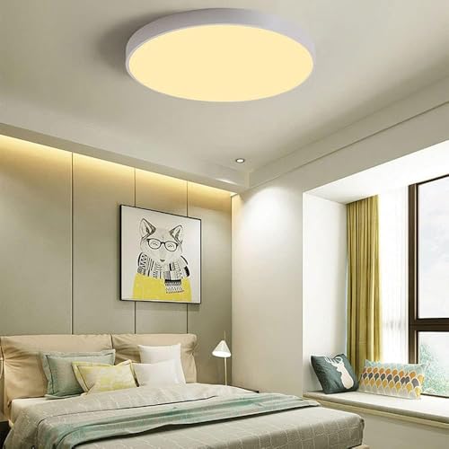 Lámpara de techo redonda para oficina y dormitorio moderno con iluminación LED y pasillo 6