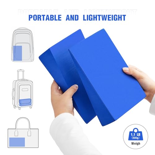 image for Inlisy Hard Foam Wedge Slant Board, 2-pcs Update Calf Stretcher, Squat