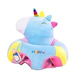 Un mejor regalo: dibujos animados faciales bonitos, imágenes de animales bordadas sorprenderán a su hijo. Esta silla de peluche de dibujos animados para niños es adecuada para bebés de 1 a 3 años.
