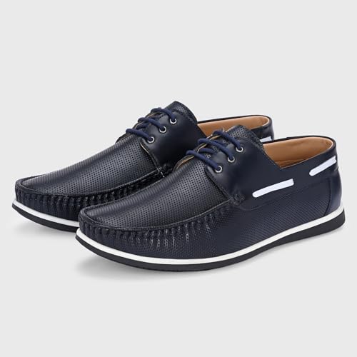 Image of Centrino Office Formal Shoes for Men | Shoes for Man Stylish | Lace-Up Design | Cushioned Insole | Lightweight Comfortable Leather Shoes | Mens Formal Shoes for Business Professional & Daily Office Wear (7630)