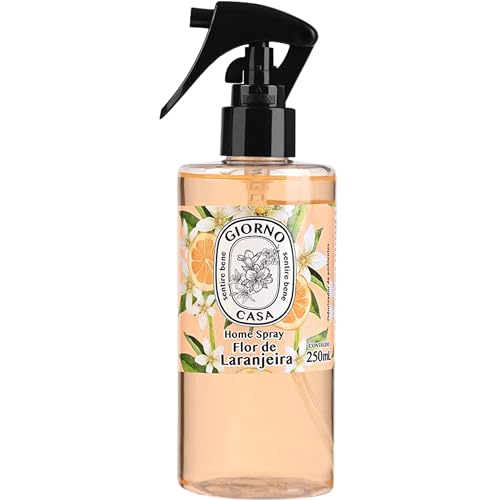 Sprays de Ambiente com Perfume (Aromatizador de Ambientes), Flor de Laranjeira , Giorno Casa, 250 ml