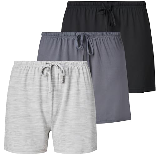 Image of Ultra Performance 3 Pack Womens Boxer Shorts Soft Pajama Sleep Lounge Short