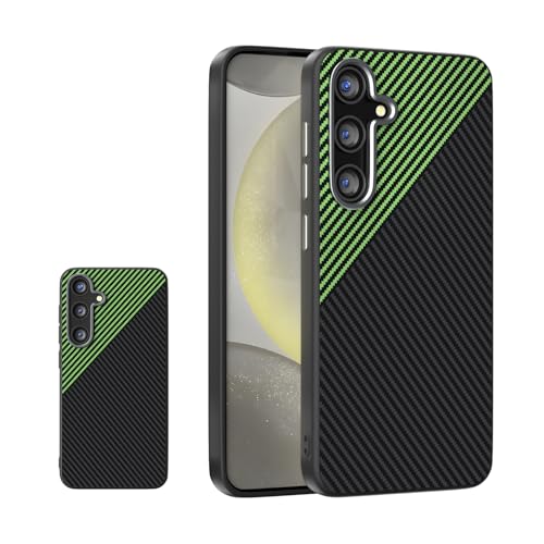 Coque Samsung S25 FE absorbant les chocs et résistante aux chutes, étui TPU souple vert