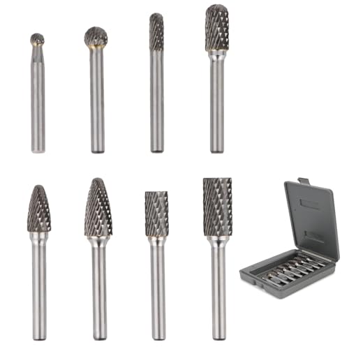 Set de Fresas de Carburo Rongon 8 Piezas para Metal miniatura 1