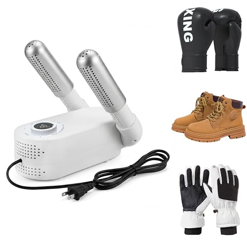 Boxing Glove Dryer Boot & Shoe Dryer - Portable Foldable Drying Rack with Heat Blower & UV Constant 118.4F 2-H Timer