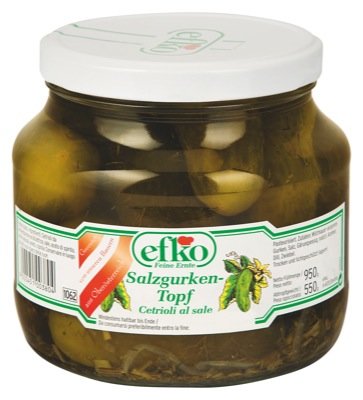 Efko Salzgurken 1l
