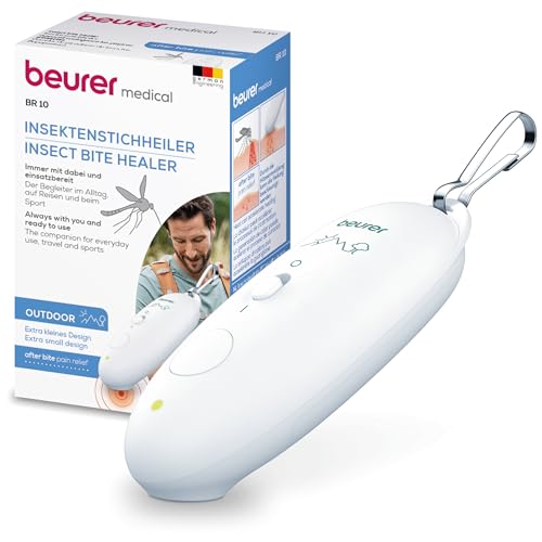 Beurer BiteX Travel Dispositif contre les démangeaisons BR 10, pour traiter piqûres et morsures d’insectes, antiprurit et anti-gonflement, petit stylo chauffant avec...
