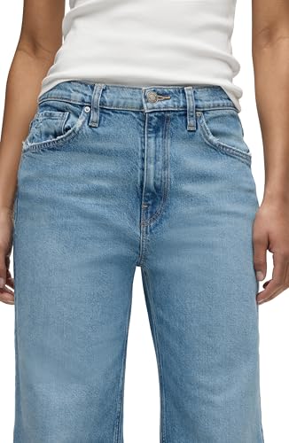 HUDSON Women's Jodie High Rise Loose Fit Wide Leg Jean4