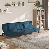 Comoda esperienza di seduta: Questo divano letto è rivestito in un velluto morbido e confortevole.