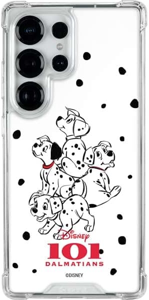 Skinit Clear Phone Case Compatible with Galaxy S25 Ultra - Officially Licensed Disney 101 Dalmatians Puppy Pile Design
