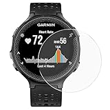 OcioDual Protector de Pantalla para Garmin Forerunner 235 225 620 220, Dureza 9H, Libre de Huellas, Cristal Templado, Sin Burbujas, 0.3mm