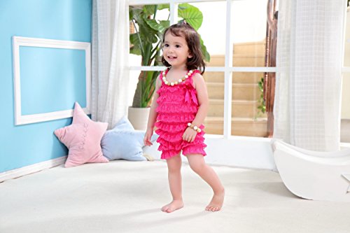 VCMART Girls Gold Chunky Bubblegum Beaded Necklace & Bracelet Set as Gifts2