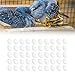 QANYEGN 50Pcs Fake Pigeon Eggs, Artificial Eggs, Simulation Hatching Breeding Supplies for Birds