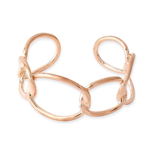 Image of Rubans Cuff Bracelet Stylish Statement Western Jewellery Gift for Women & Girls