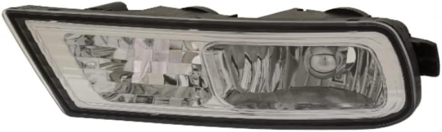 CarLights360 For Acura MDX 2010-2013 Fog Light Unit Passenger Side | Front | Clear Lens | Replacement For AC2595101 | 33901-STX-A11