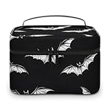 Matériau : trousse de maquillage en cuir blanc froid avec une finition facile à nettoyer, conçue comme une trousse de maquillage qui fonctionne également comme une trousse de maquillage pour les routines quotidiennes et les retouches de voyage
