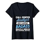 Photo Gallery call center analista badass miracle worker call center maglietta con collo a v Photo Gallery call center analista badass miracle worker call center maglietta con collo a v