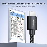 UGREEN HDMI 2.1 Kabel, zertifiziert, 8K@60Hz, 4k@240Hz/120Hz, 48Gbps, 10M – Ansicht 2