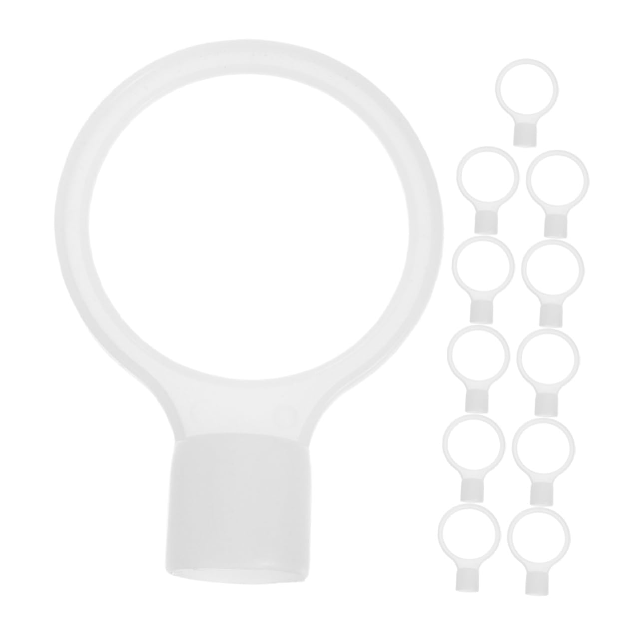 KICHOUSE 12pcs Orange Traffic Cones Connectors for Sports Parking Barriers Construction Safety