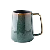 QLTY 大容量セラミックマグ/ 700ML、ティーカップティーマグ、セラミックコーヒーカップ、コーヒーカプチーノミルクティー用セラミックマグ、磁器マグギフト