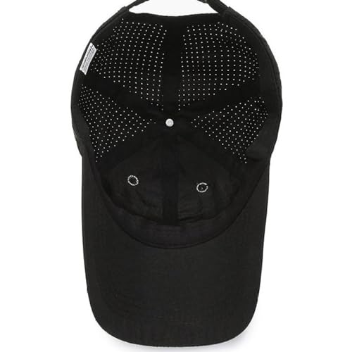 Image of Quick Dry Fit Baseball Cap - Water Repellent Sun Hat for Fishing, Running, Hiking, Golf, Surfing, Sailing, Boating