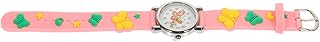 Relógios infantis relógios infantis presentes para crianças, relógio de desenho animado, relógio com design de borboletas, relógio de pulso de desenho animado para meninos e meninas, relógio infantil relógio infantil, rosa, 18.2X2.5CM, Centímetros