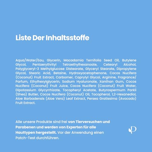 Plantifique Koreanische Handmaske für sehr trockene Hände mit Hyaluronsäure, Sheabutter & Aloe Vera - 4 Paar Feuchtigkeitsspendende Handschuhe - Intensive Handpflege - Hand Mask