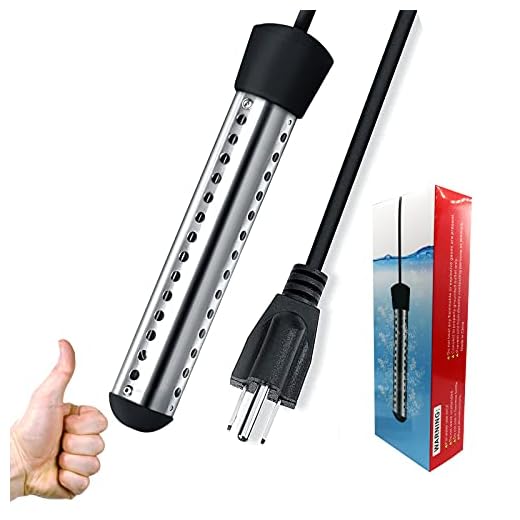 BIRD WISH Pool Water Heater Above Ground, 1500W Portable Thermostat Auto Shutoff Pool Heater with Stainless Steel Guard for Garden, Backyard