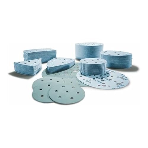 Miniatura 6 de Festool 497396 Granat P180 Grit RO 90 (3.661 in) Hojas de lijado abrasivo Delta Paquete de 100