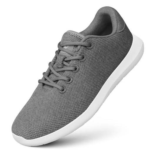 GIESSWEIN Merino Wool Knit Men - Atmungsaktive Herren Sneakers aus Merino Wool 3D Stretch, Sportliche Freizeitschuh, Barfuß- Schuhe