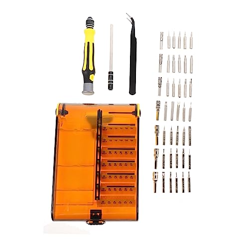 POPETPOP Professional Mobile Phone Repair Tool Set 45-in-1 Multi-function Ratchet Screwdriver for Electronics Repair