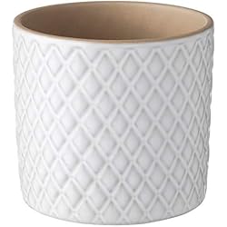 Maceteros Blancos De Ikea CHIAFRÖN Macetero IKEA Color Blanco; de Piedra; (9 cm)