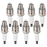 SYKRSS QL77JC4 Iridium Spark Plugs 8 Pack - Compatible with Yamaha for Outboard, 3.1L V6 Engine - Re