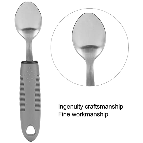 Utensili Adattivi per Tremori Alle Artrite e Parkinson, Set di Posate in Acciaio Inossidabile con Utensili Ponderati, Utensili per Mangiare Portatori di Handicap