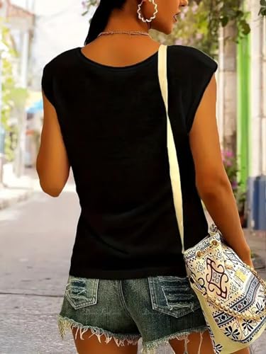 Sequin Magic Kingdom Tank Tops Castle Shirts for Women Colorful Castle Tank Tees Funny Vacation Trip Casual Vests2