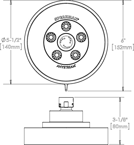 Regadera Speakman Neo multi-función redonda miniatura 2