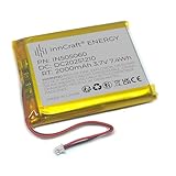 Lithium Polymer Akku innCraft Energy 2000mAh 3.7V, 62x50x5 Modell 505060 2P Molex 51021-020 1.25mm Anschluss