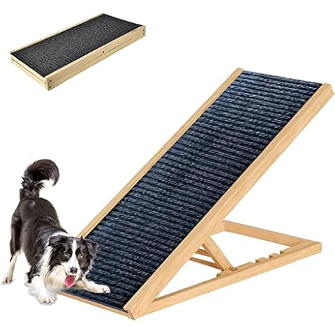 Qimu Adjustable Pet Ramp for Dogs and Cats Cover