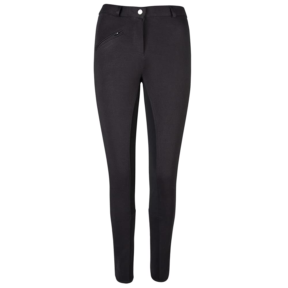 Pfiff 101197 Kinder Reithose Vollbesatz Vollbesatzreithose Schwarz, 170
