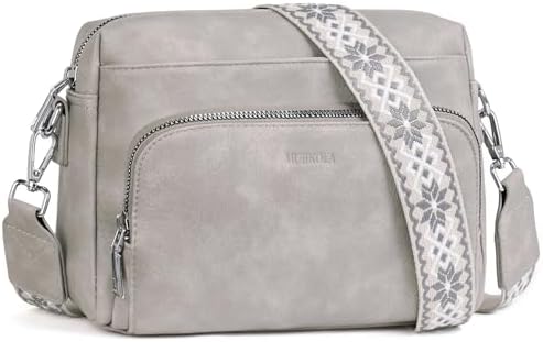 MUIIKOLA Bolso bandolera para mujer, bolso cruzado para mujer, pe...