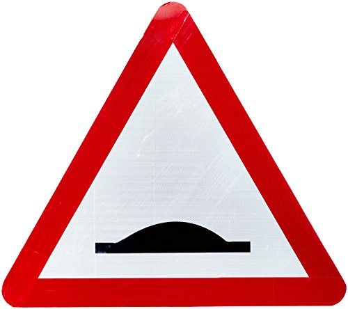 Aktion Safety Triangular Warning Sign for Speed Breaker, Each Side, 900mm