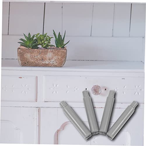 Loquet magnétique pour porte de placard en ABS gris avec butée robuste - 7
