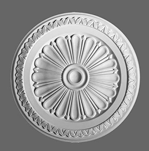 Rosace en stuc 33 cm, moulure en relief baroque nouveau
