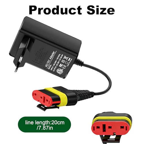 28 V 1,3 A voeding oplader voor robotmaaier, compatibel met 105/305/315X/40X (2016-2022), vervangende adapter grasmaaier - Afbeelding 3