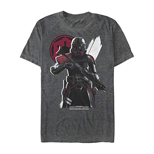 T-shirt Star Wars homme en maille chinée premium et finitions soignées