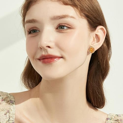 Boucles d'oreilles acier inoxydable support cabochon puce oreille avec fermoirs - 5