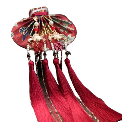 Bolsa Roja Chino Tradicional Hecha a Mano miniatura 1