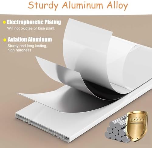 金属製壁掛けカーテンペルメットボックス - 3フィートから16フィートの調節可能な窓用コーニスバランス。モダンな家の装飾やカスタムウ